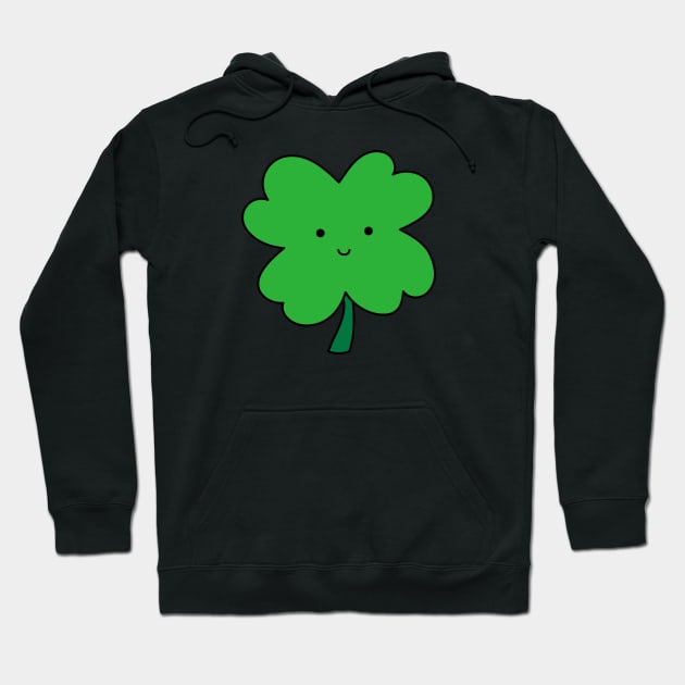 Lucky Four Leaf Clover Hoodie by designminds1